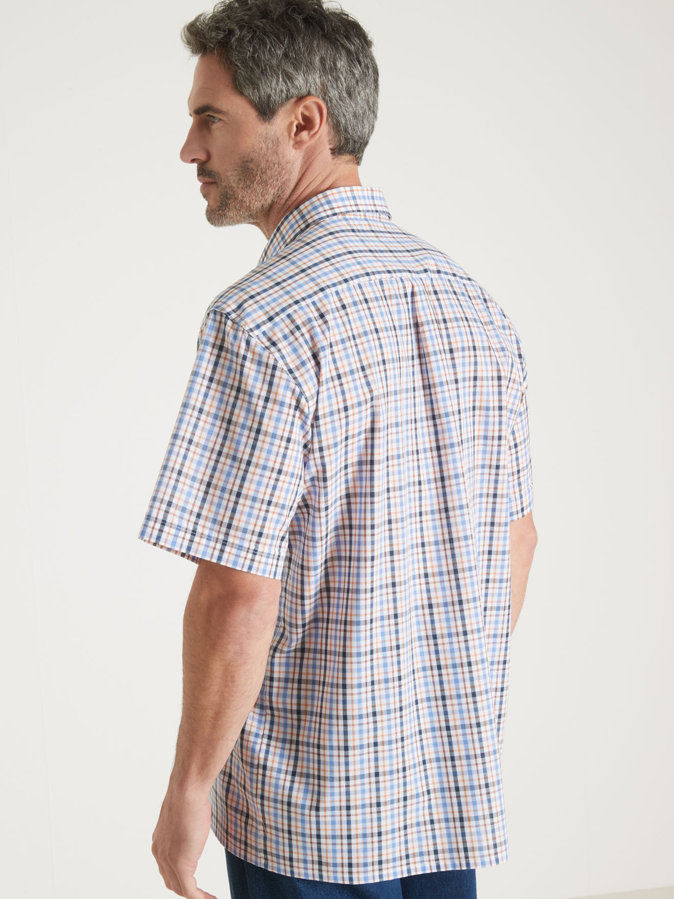 Chemise manches courtes polycoton