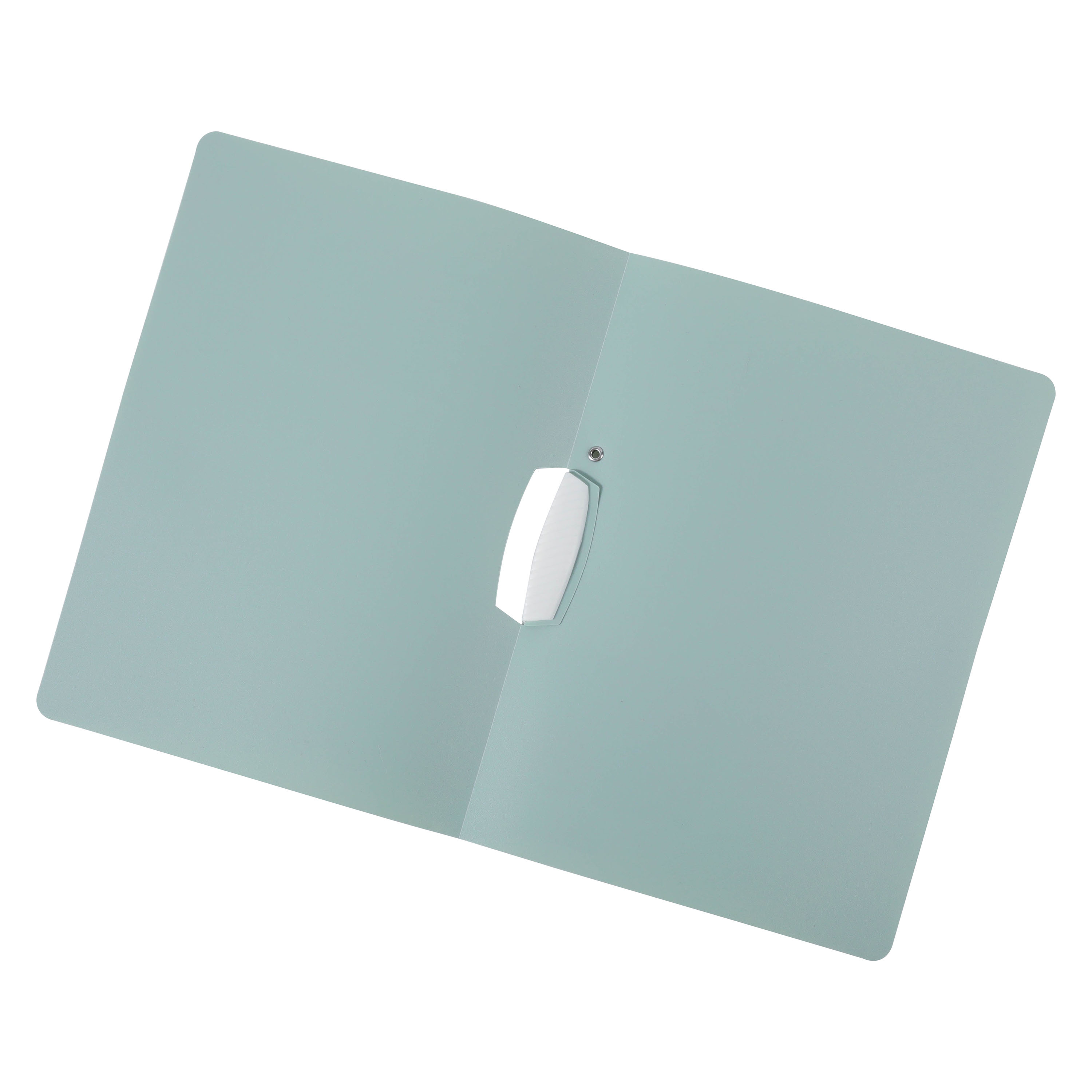 CAPA A4 COM CLIP AUCHAN VERDE POLIPROPILENO RECICLADO
