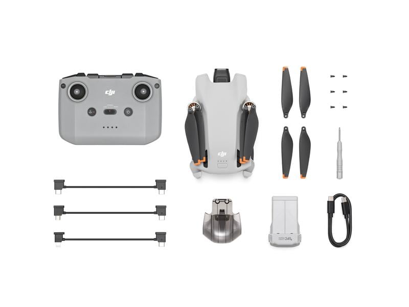 DJI Multikopter Mini 3 mit Fernsteuerung RC-N1 (C0 | CE) Kompakte Drohne mit 12 Mpx Kamera