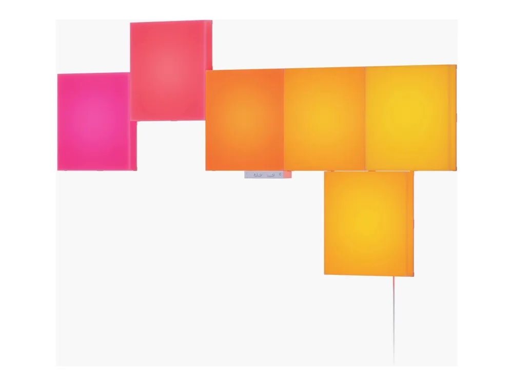 Nanoleaf Blocks Smarter Kit - Lyspanel - LED - 3 W - RGBW-lys - 1200-6500 K - kvadrat (pakke med 6)