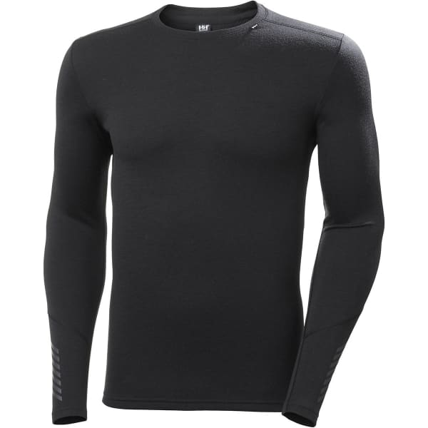 T-shirt thermique HELLY HANSEN LIFA MERINO MIDWEIGHT CREW BLACK