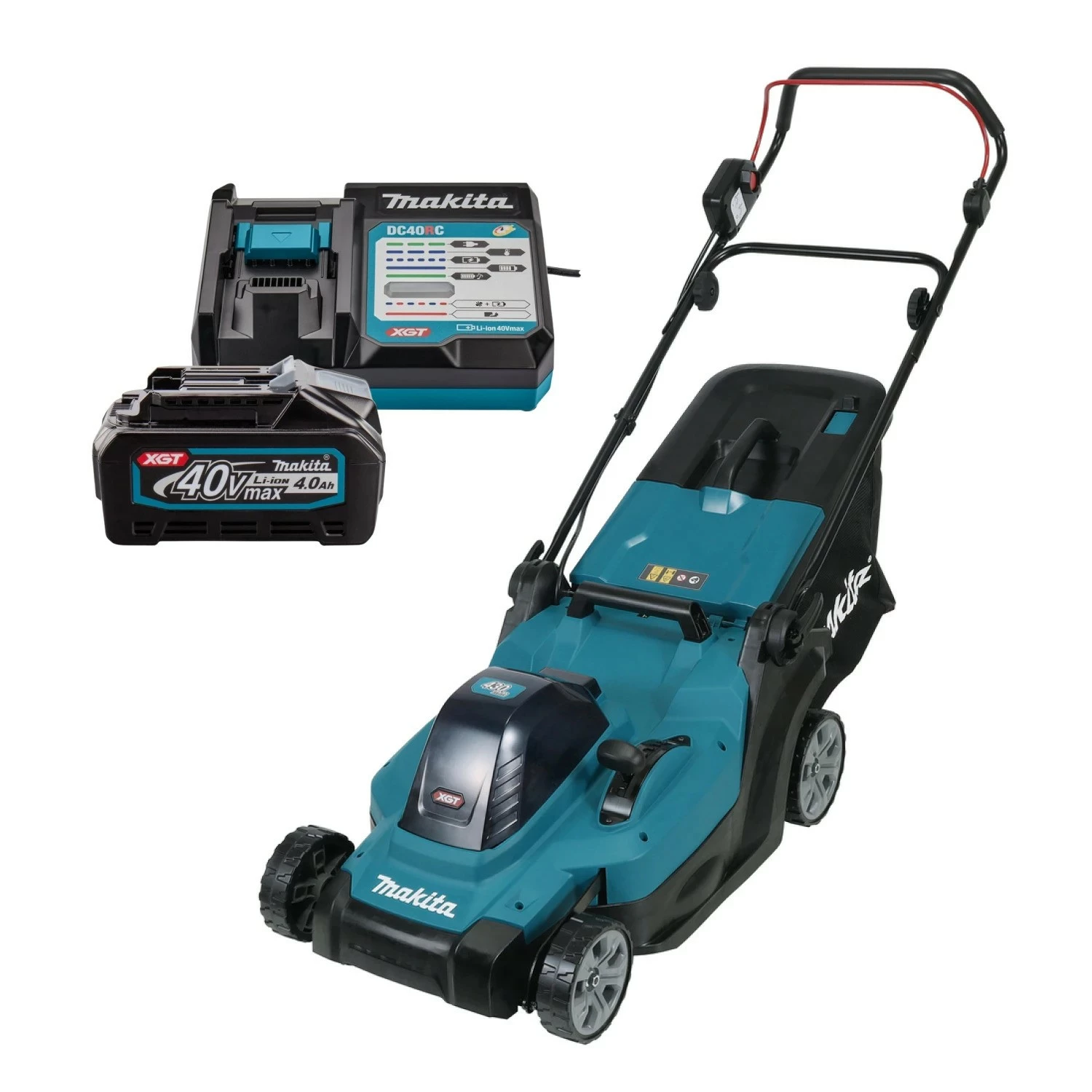 Makita LM003GM103 40V Li-Ion accu grasmaaier set (1x 4.0Ah accu) - 38cm