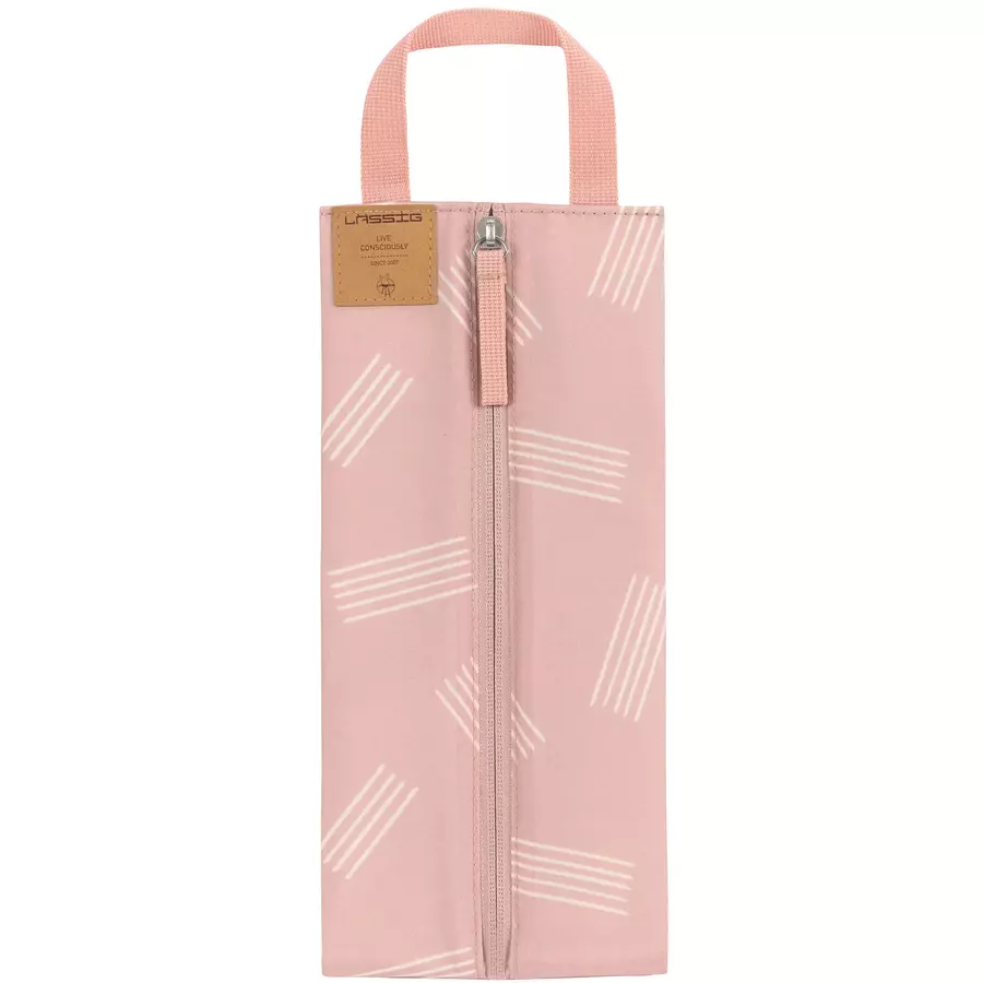 LÄSSIG Kühltasche Casual Insulated Pouch Soft Stripes rose