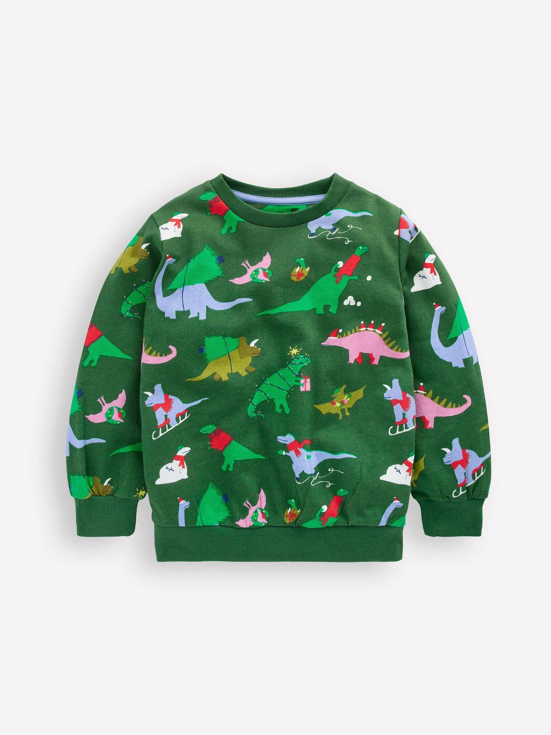 Boden Christmas Everyday Printed Sweatshirt