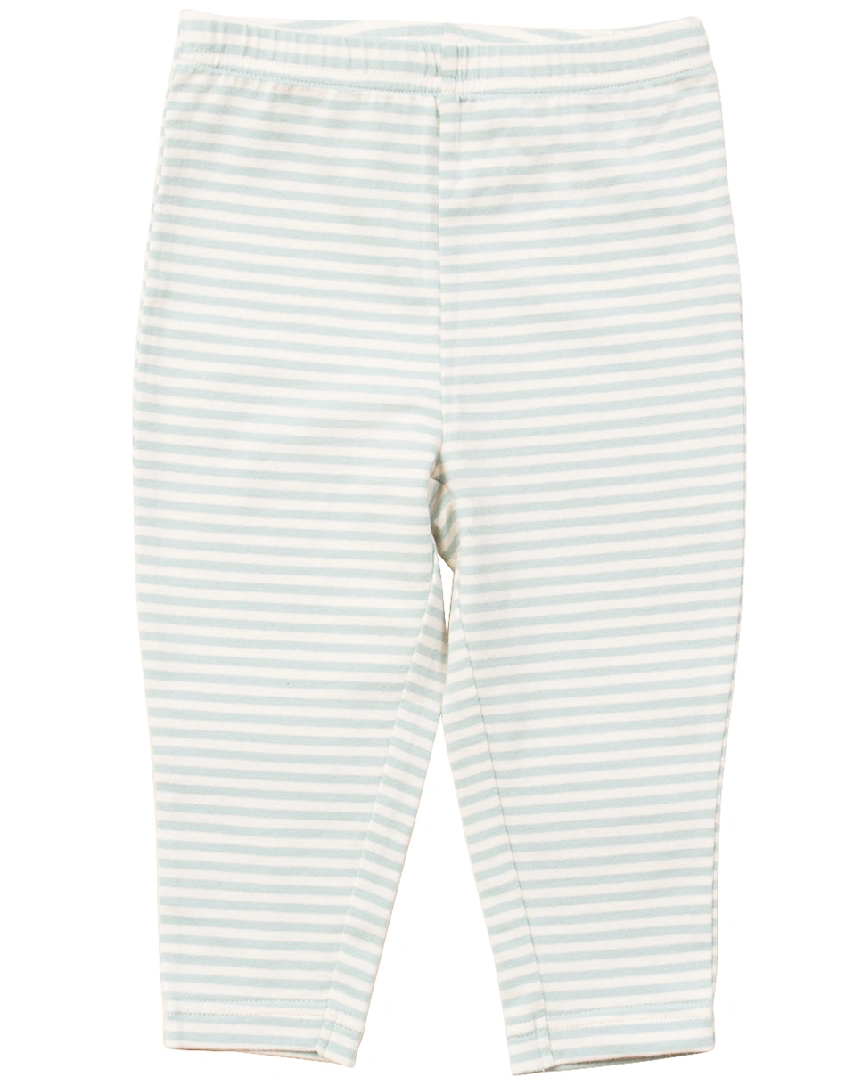 Leggings BLUE STRIPES in weiß/blau