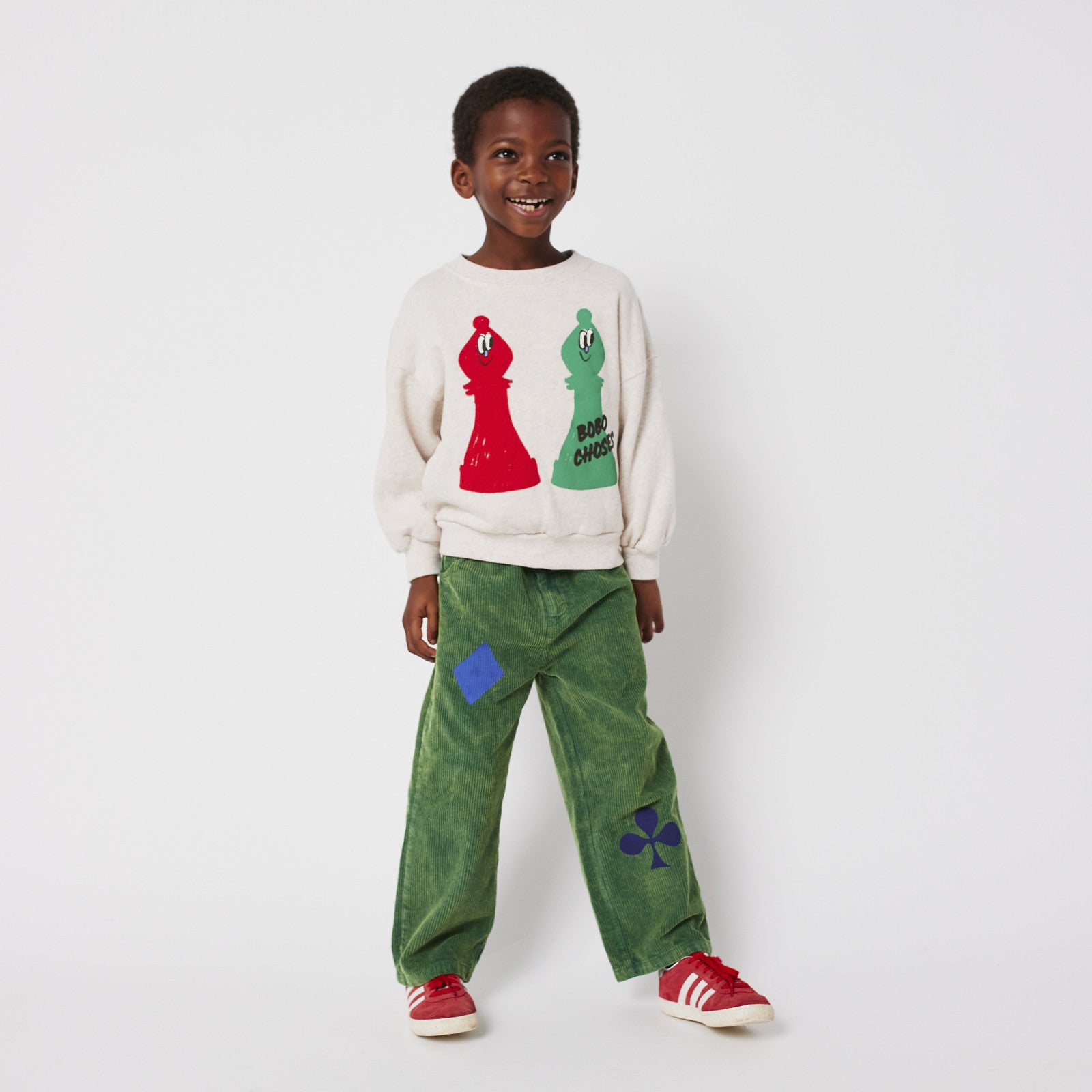Sweatshirt Checkmate Offwhite