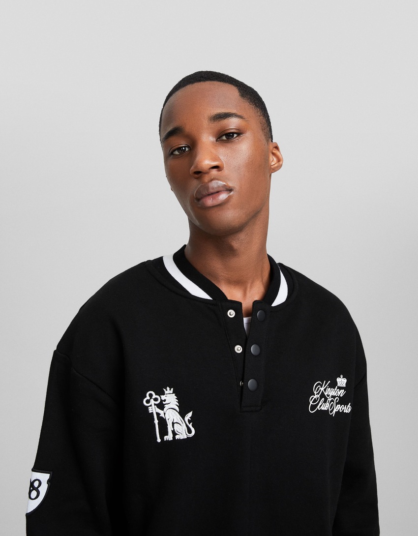 Moletom bomber