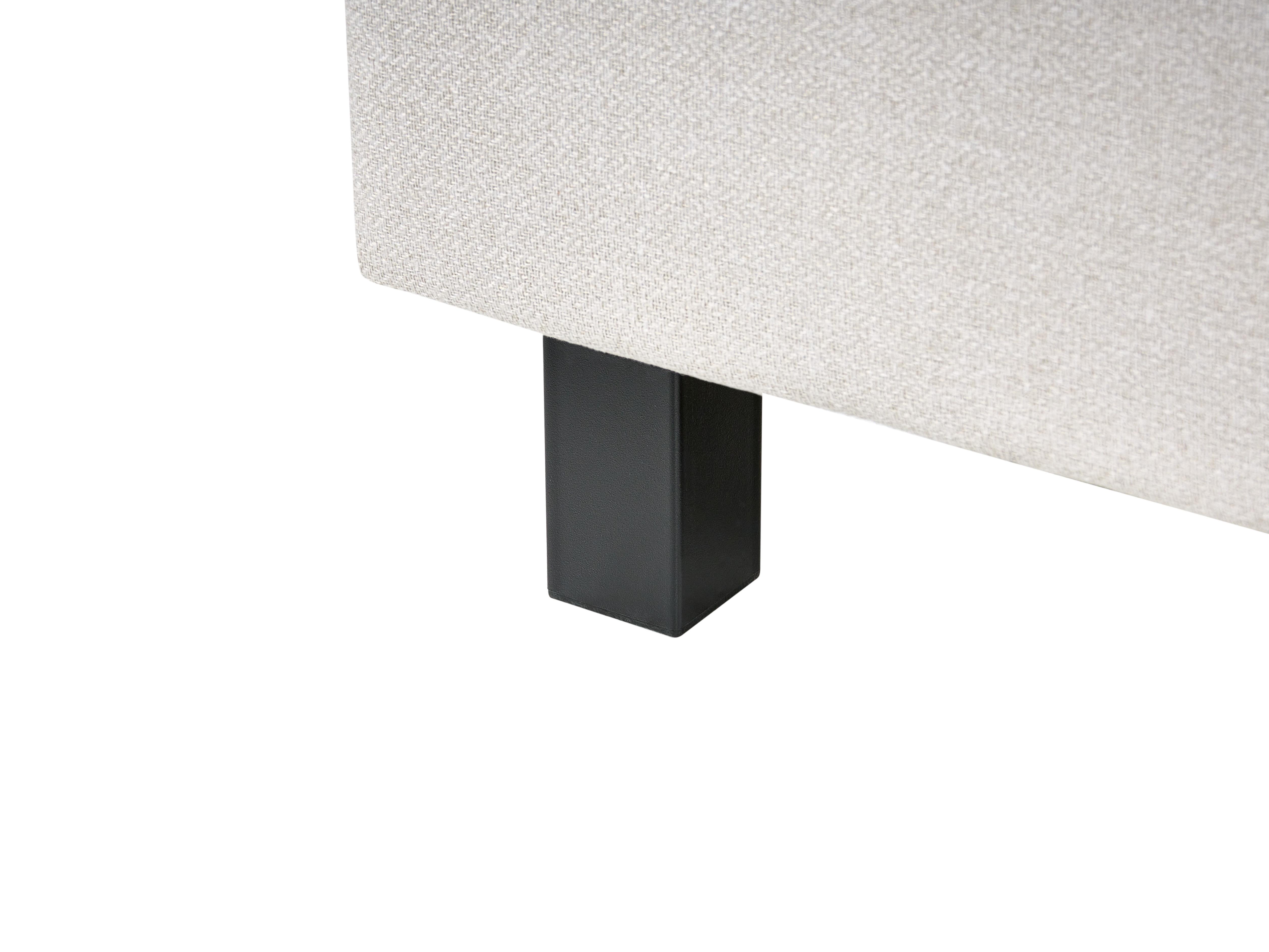 Bed Stof SENNEZ 160 x 200 cm Beige