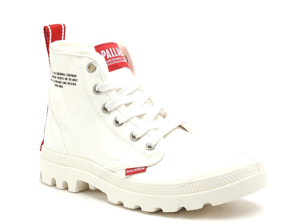 Palladium boots bottine femme pampa hi dare star blanc