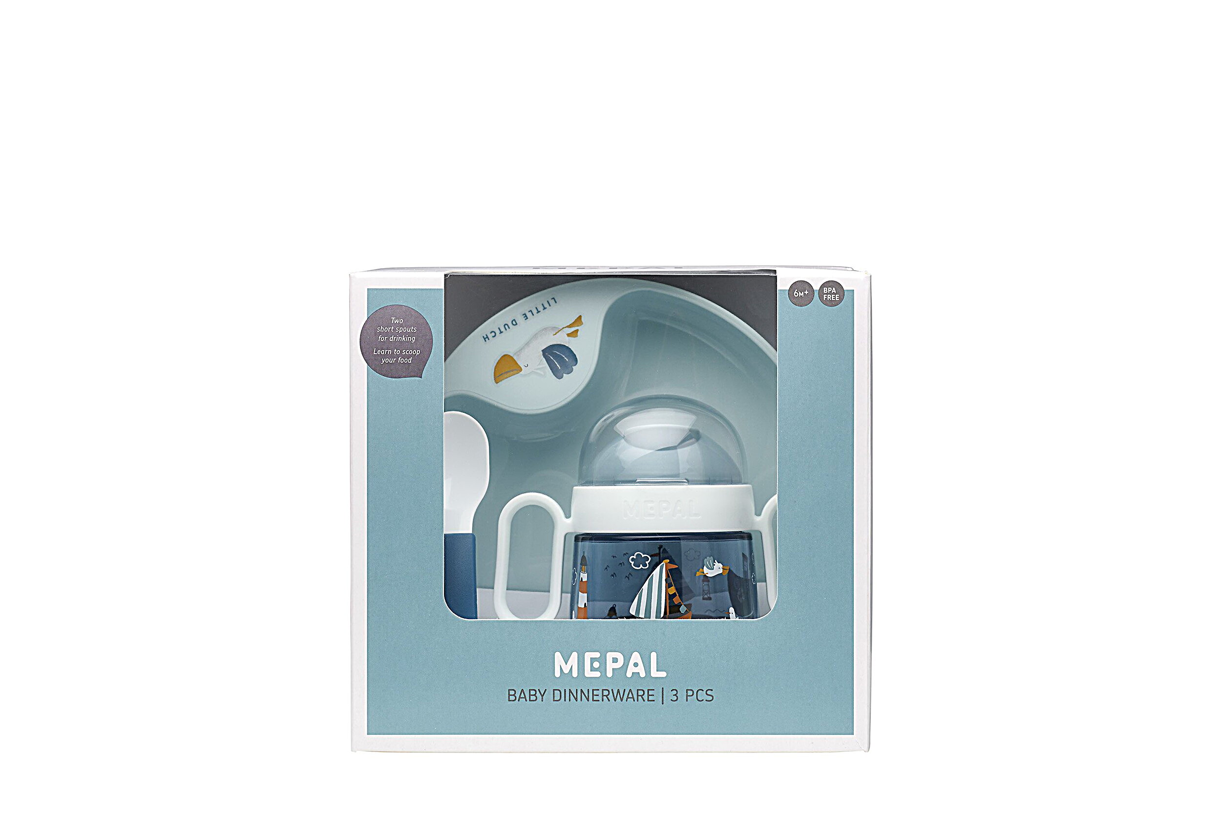 Mepal Mio 3-delig babyservies - Sailors Bay