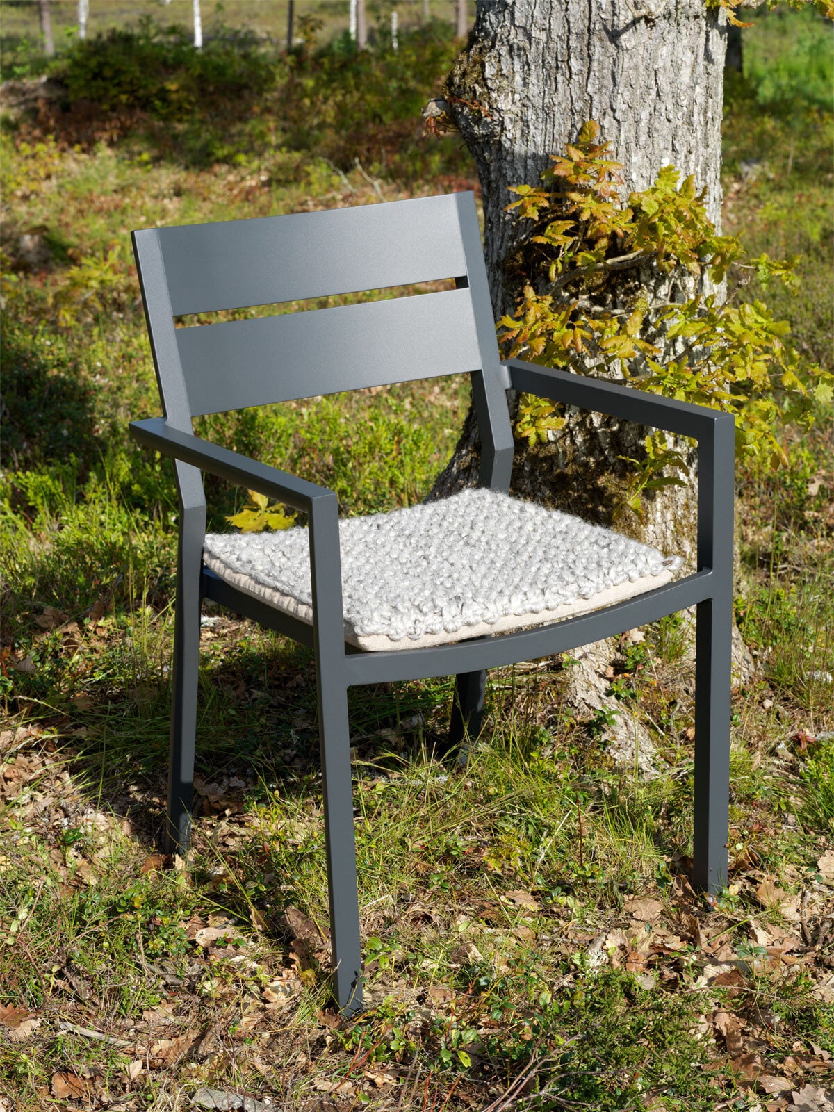 Brafab Stapelstuhl Garten DELIA AL 6er Set anthrazit