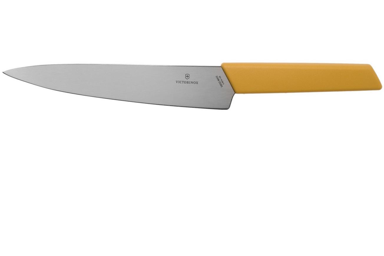 Victorinox Swiss Modern 6.9016.198B vleesmes 19cm, geel