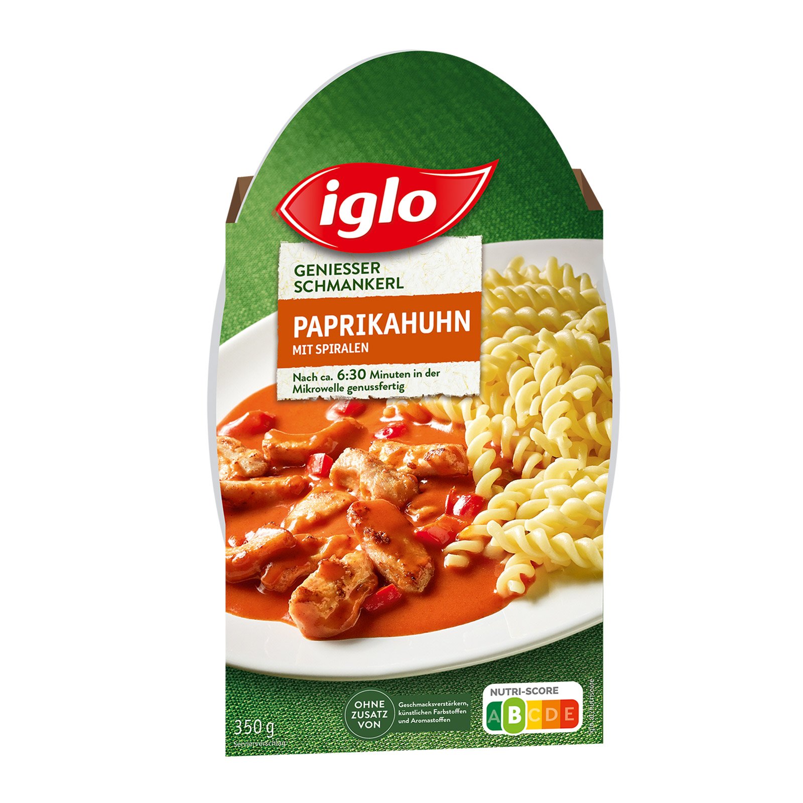 Iglo Genießer Schmankerl Paprikahuhn mit Spiralen