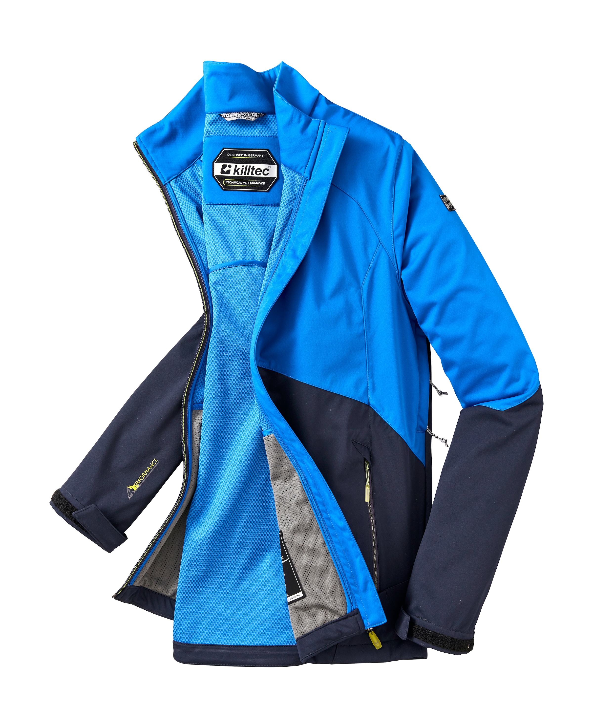 Killtec Softshelljacke »KOS 267 MN SFTSHLL JCKT« Colourblock Softshelljacke, wasser- und windabweisend, atmungsaktiv