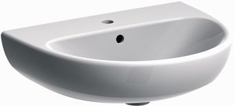 Geberit Renova wastafel met kraangat 60x48x19