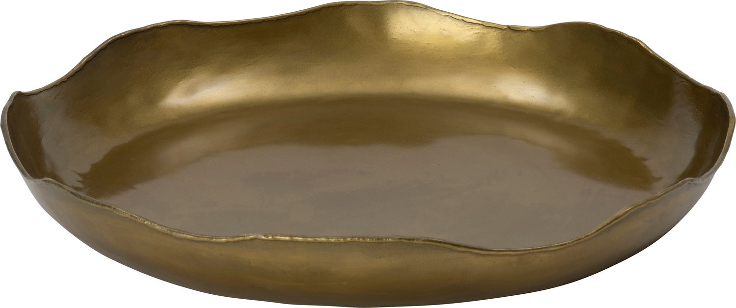 Intratuin decoratieschaal Karen goud D 40 H 5 cm