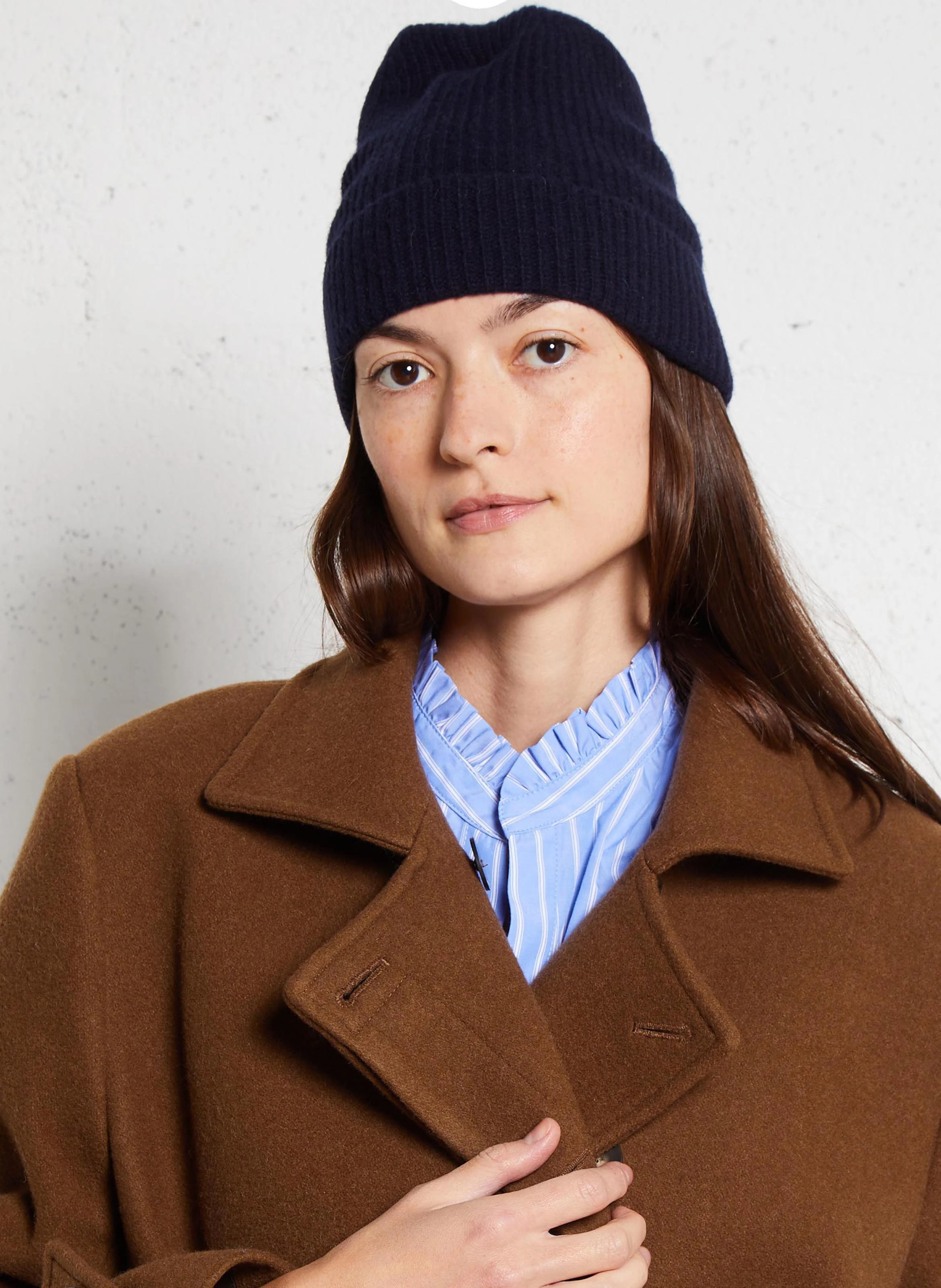 HERITAGE - Bonnet en laine mélangée | Bleu