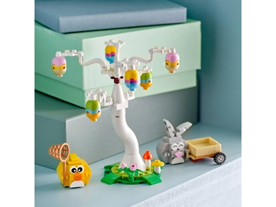 LEGO Eieren zoeken met konijn en kuiken (40808)