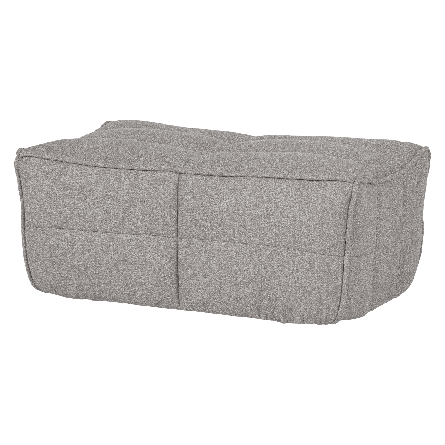 vtwonen Cluster Hocker - Bouclé - Warmgrijs - 45x104x60