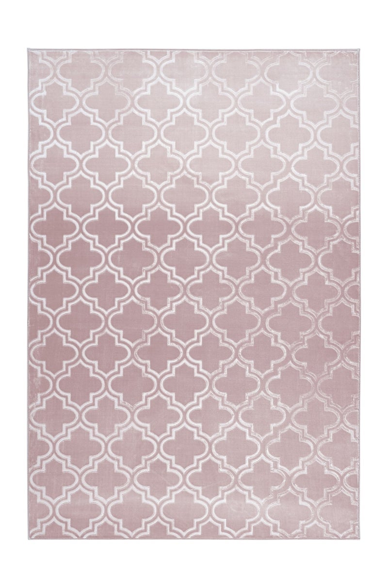 Kortpolig vloerkleed Blissique Pink Modern, Klassiek 120 x 170 cm