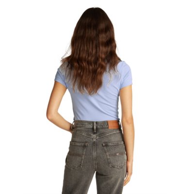 Tee-shirt à manches courtes femme Tjw Slim Essential Logo TOMMY HILFIGER