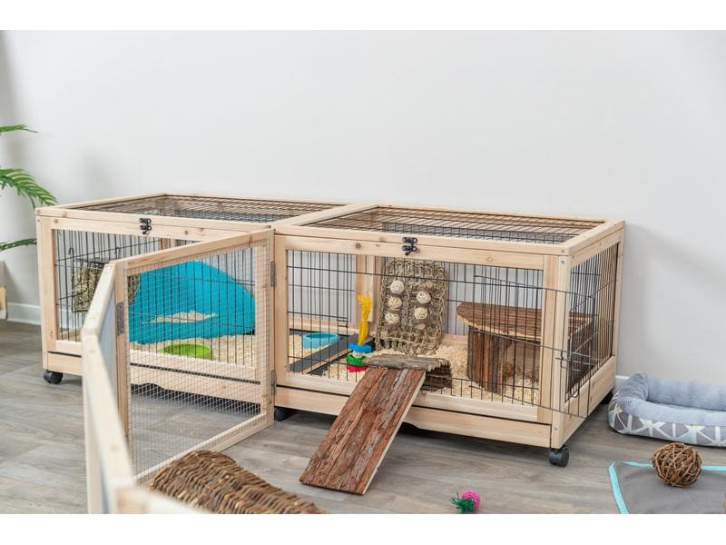 Trixie Freilaufgehege 150 x 50 x 60 cm, Holz/Metall, Indoor Optimal als Schlafdomizil