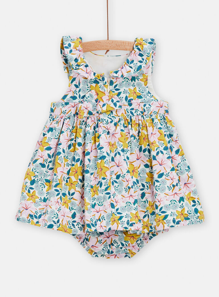 Robe printanière à imprimé fleuri pour bébé fille