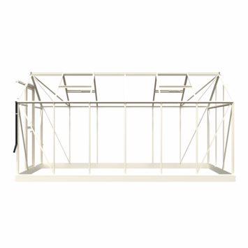 Royal Well Mary IV kweekkas aluminium wit 9,12 m²