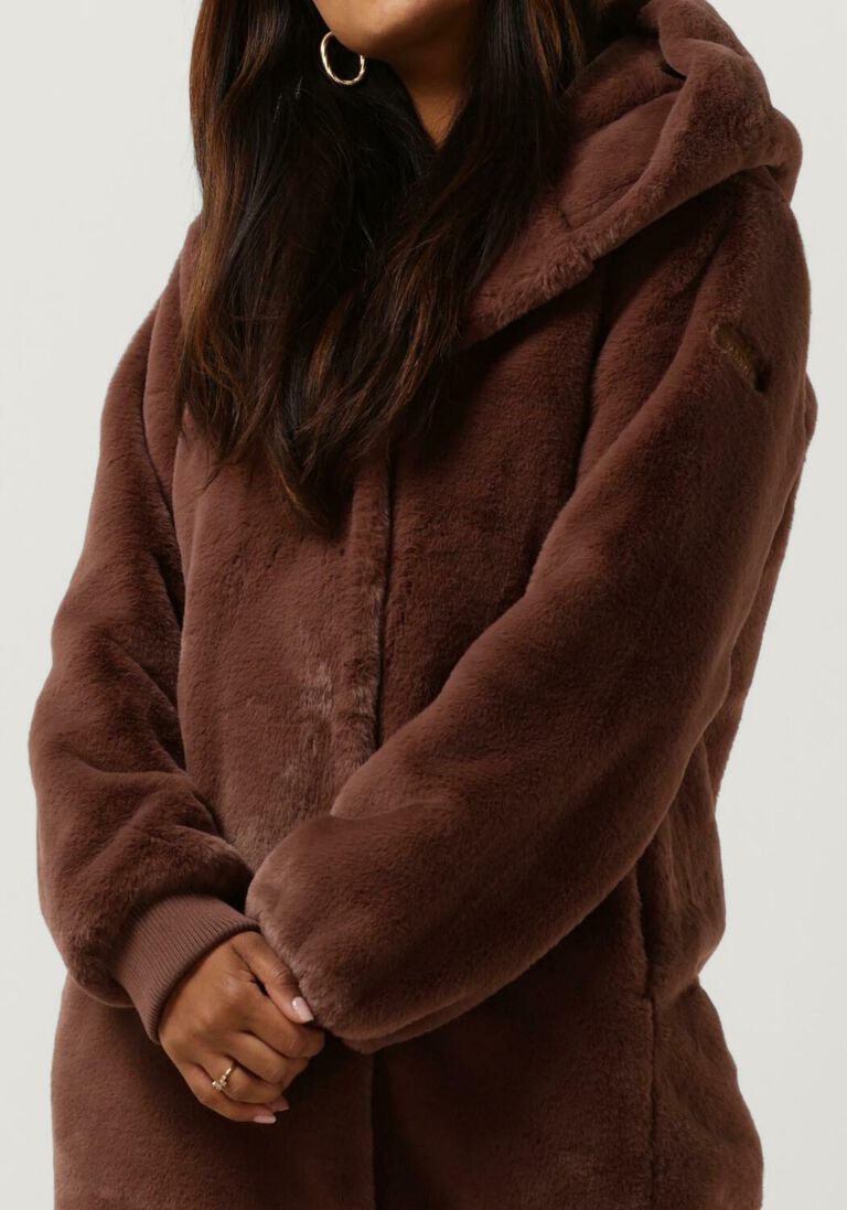 MOSCOW paarse moscow faux fur jas nadjana