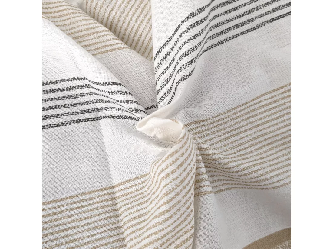 Housse de couette 200x200 cm coton DIEGO Gris