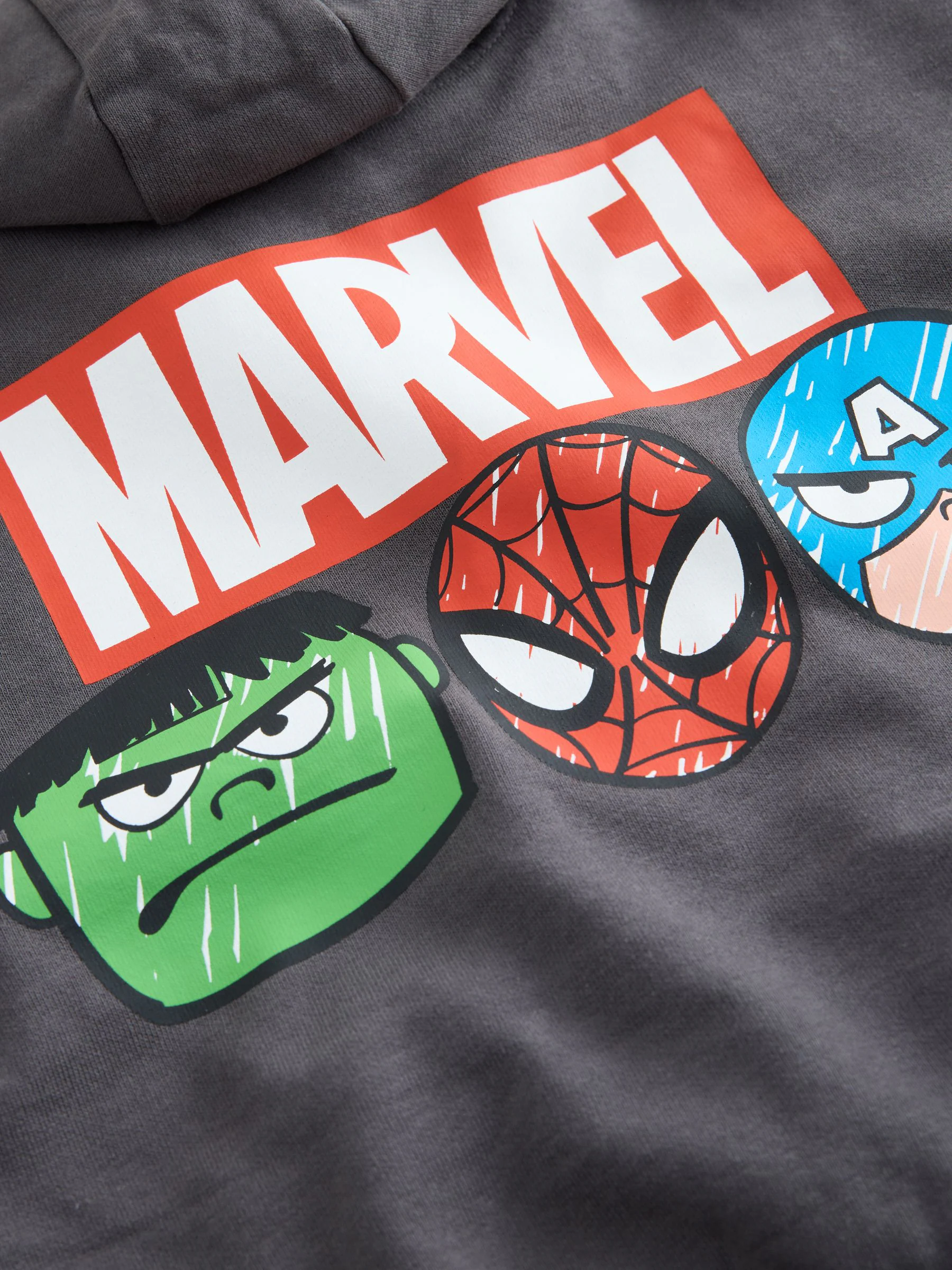 Zwart - Marvel-hoodie met ritssluiting (9mnd-8jr)