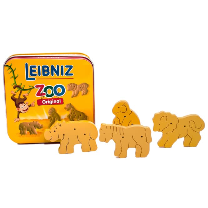 Kaufladenzubehör - Leibniz Zoo Kekse aus Holz