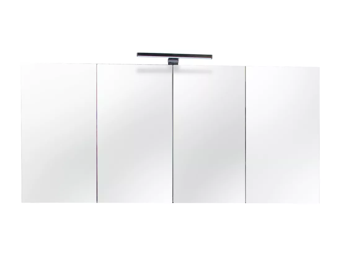 Armoire salle de bain 120 cm chêne californien naturel Aquazur