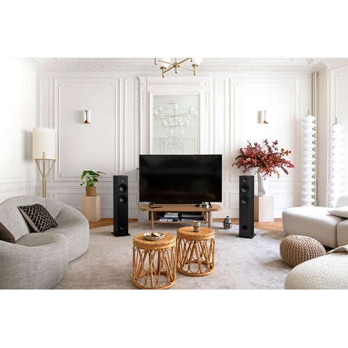Enceinte connectée Hifi Triangle Elara LN05A Bois Noir vendues par paire