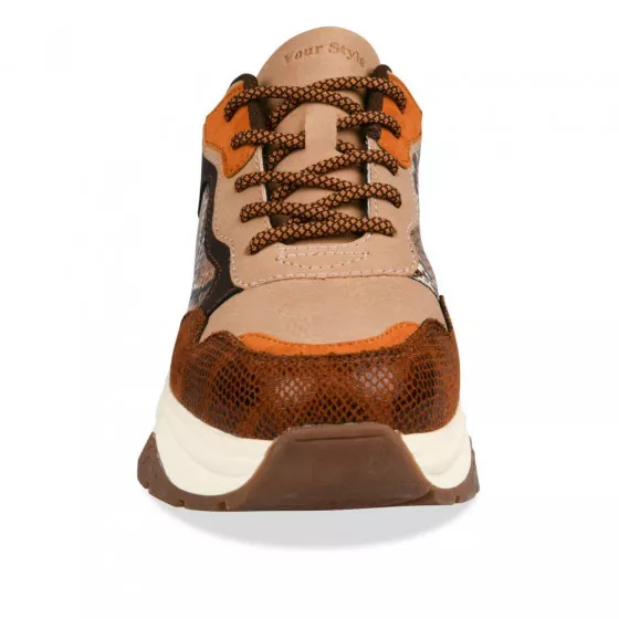 Baskets MARRON ACTIVE FASHION