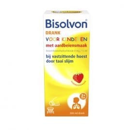 Bisolvon Aardbeiendrank voor kinderen groot