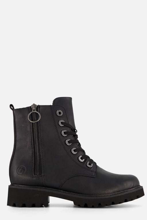 Remonte Veterboots zwart Synthetisch