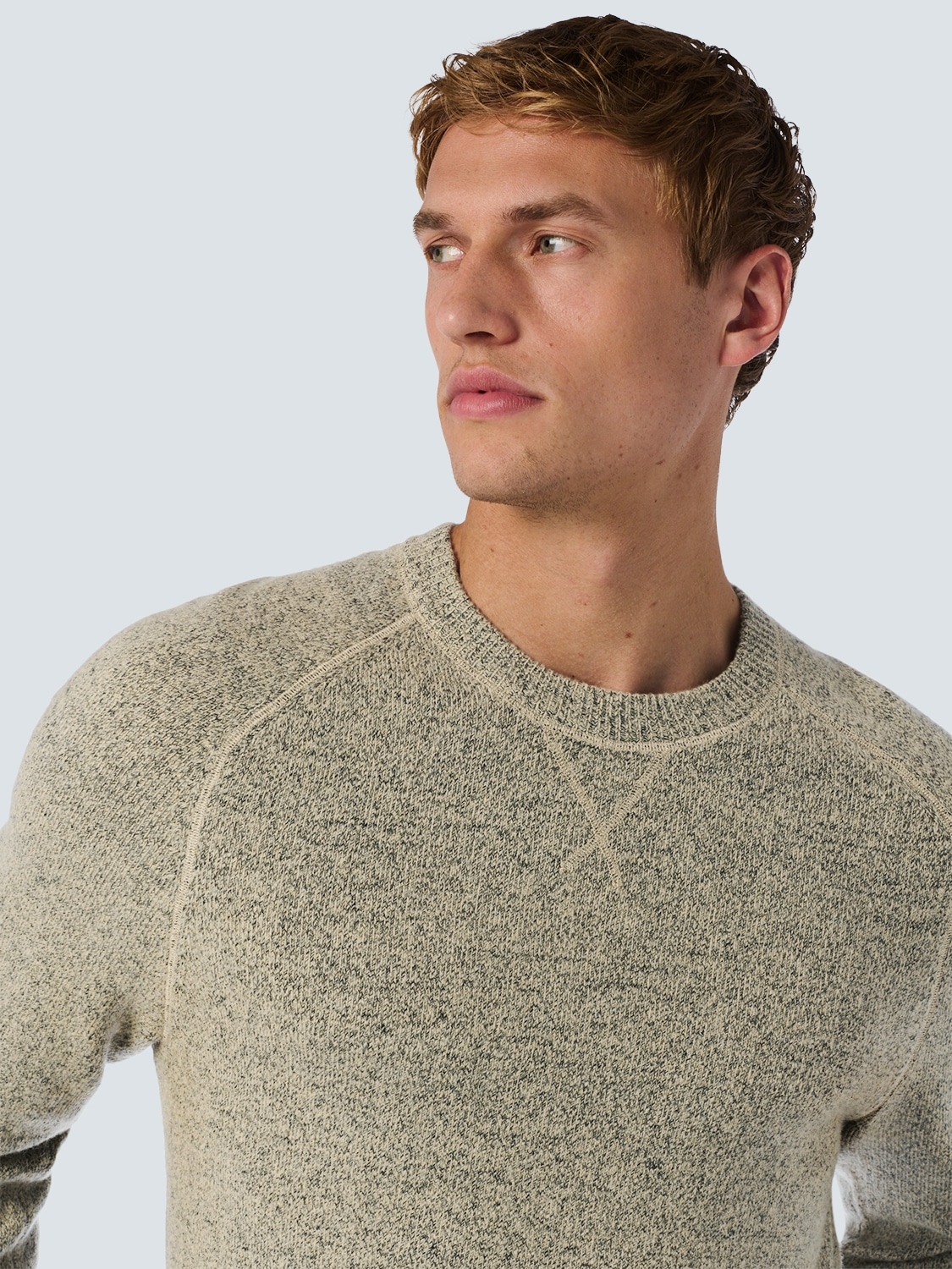 NO EXCESS Strickpullover , in melierter Optik