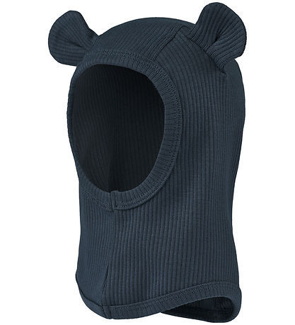 MarMar Schlupfmütze - Rib - Modal - 1-lagig - Blau m. Ohren