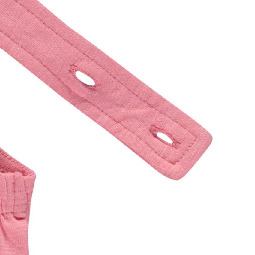 Combishort unie à bretelles ajustables dans le dos pour fille - Multicolore
