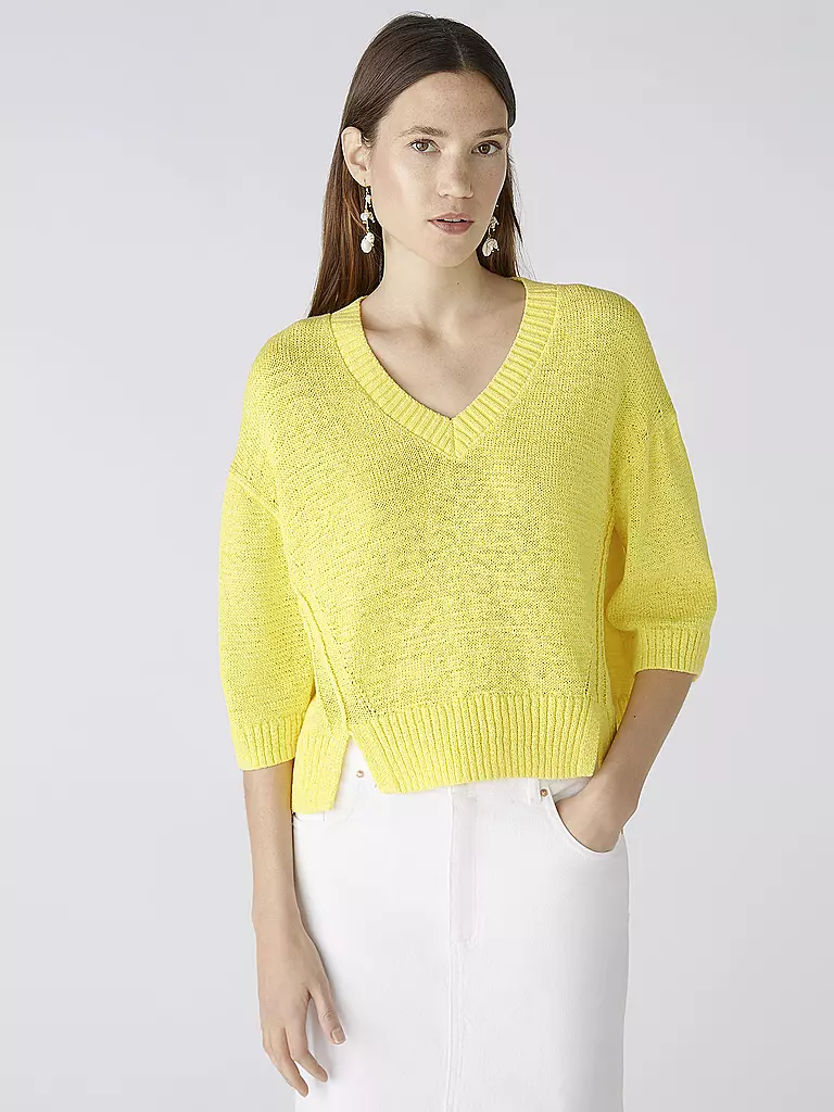 OUÍ Pullover gelb
