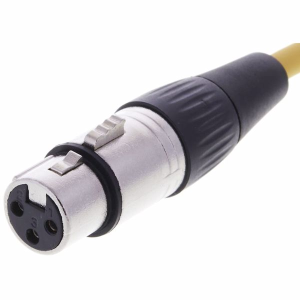 the sssnake SM10YE Mikrofon-Kabel gelb