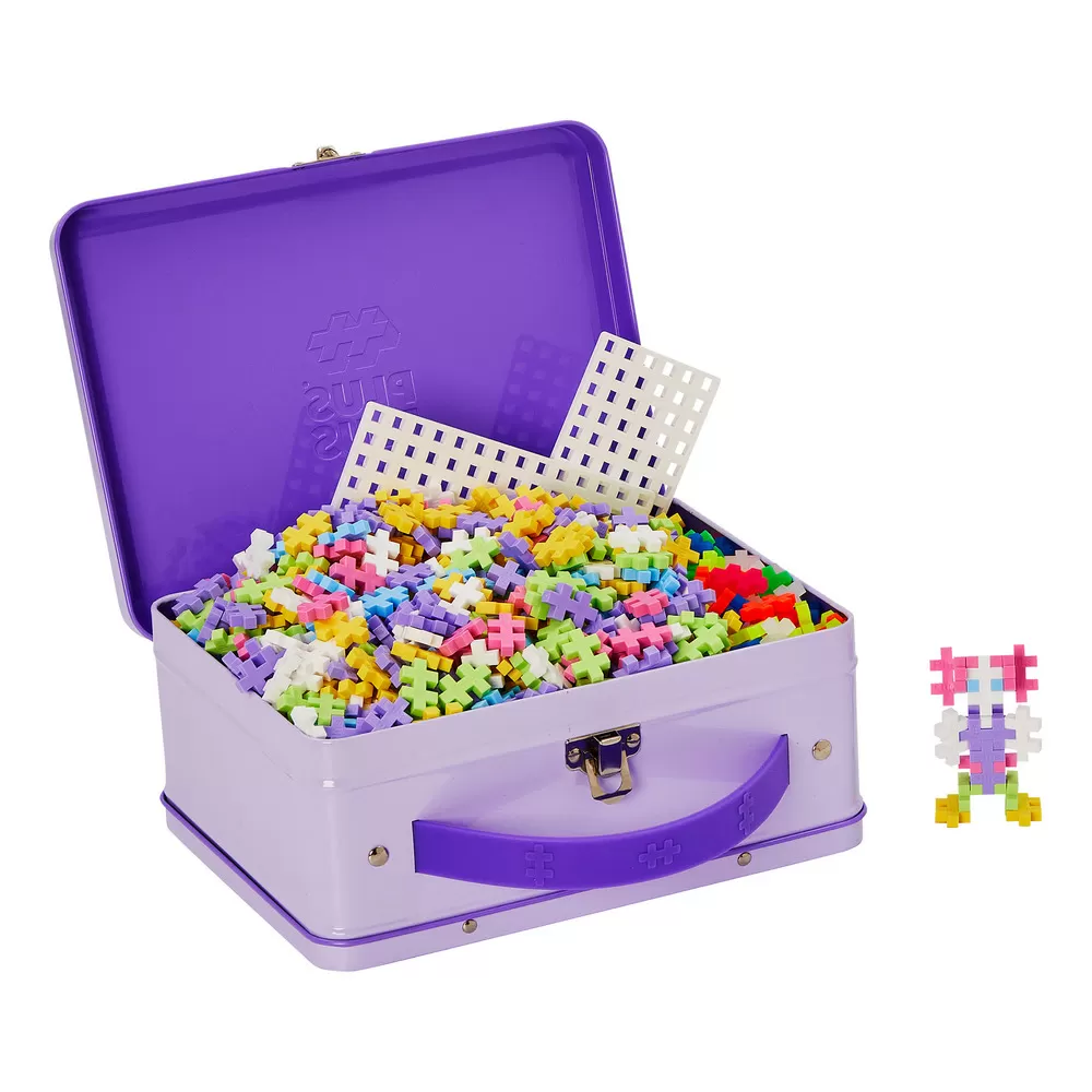 Plus-Plus Suitcase Pastel Metal - 600 stk.