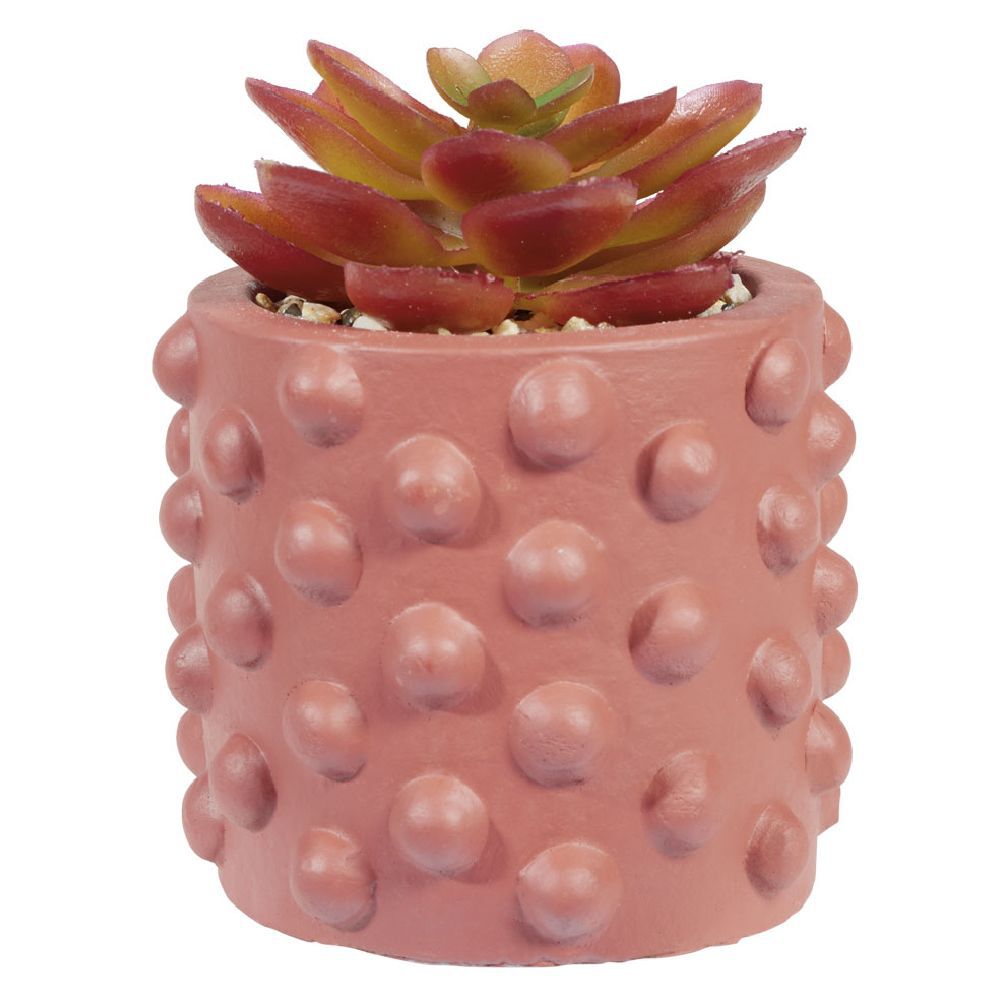 Plante artificielle pot bubble Ø7,5xH.11cm
