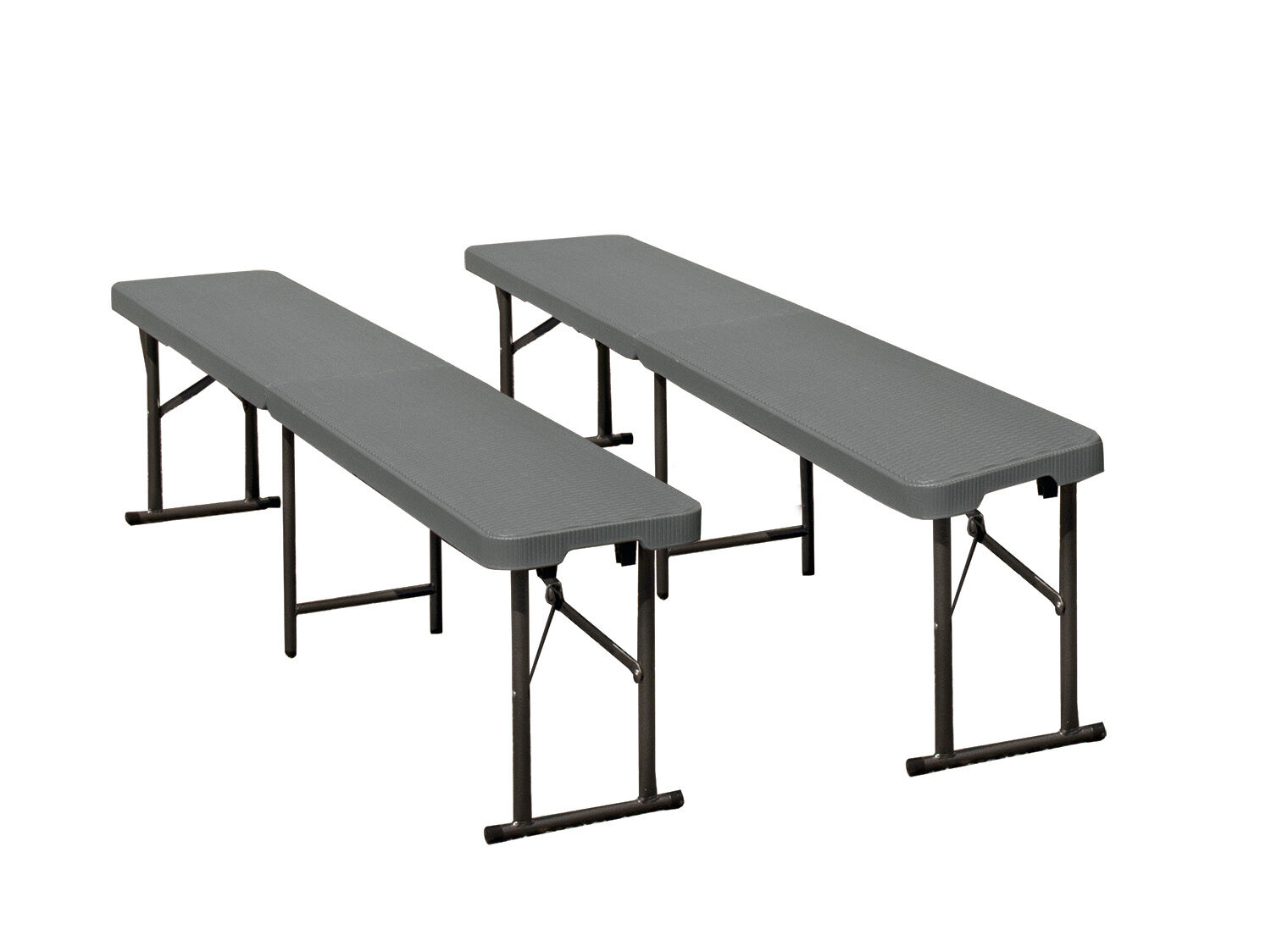 Klappbank 2er Set, 43x180x30 cm