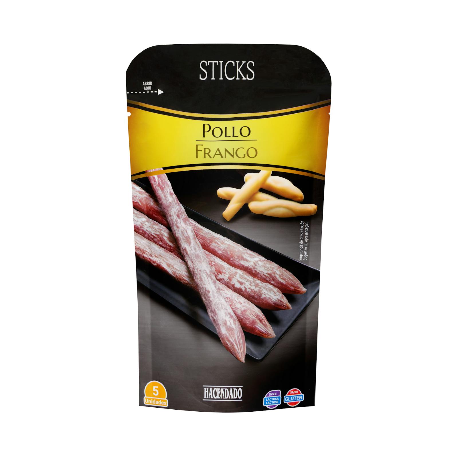 Bâtonnets de saucisses de poulet extra Hacendado