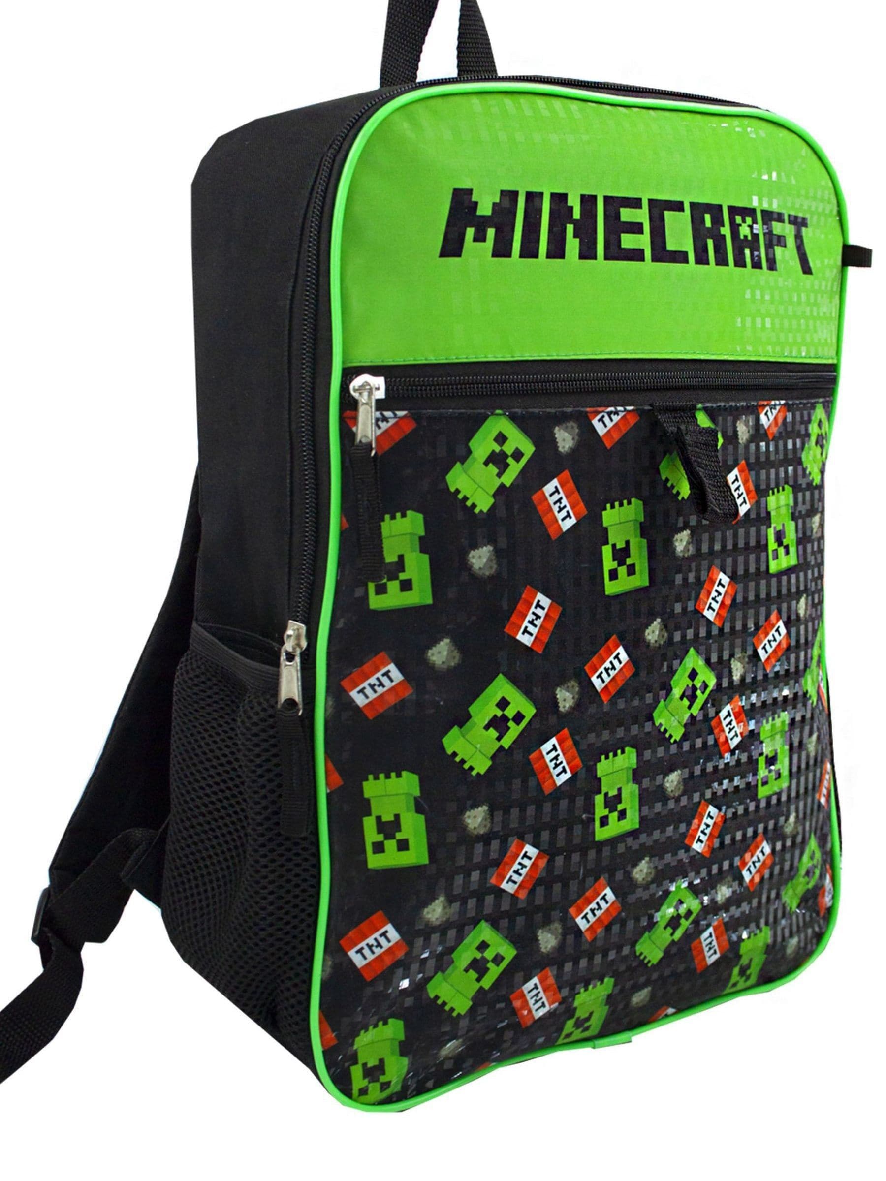 Vanilla Underground Minecraft Backpack Set 5 Piece