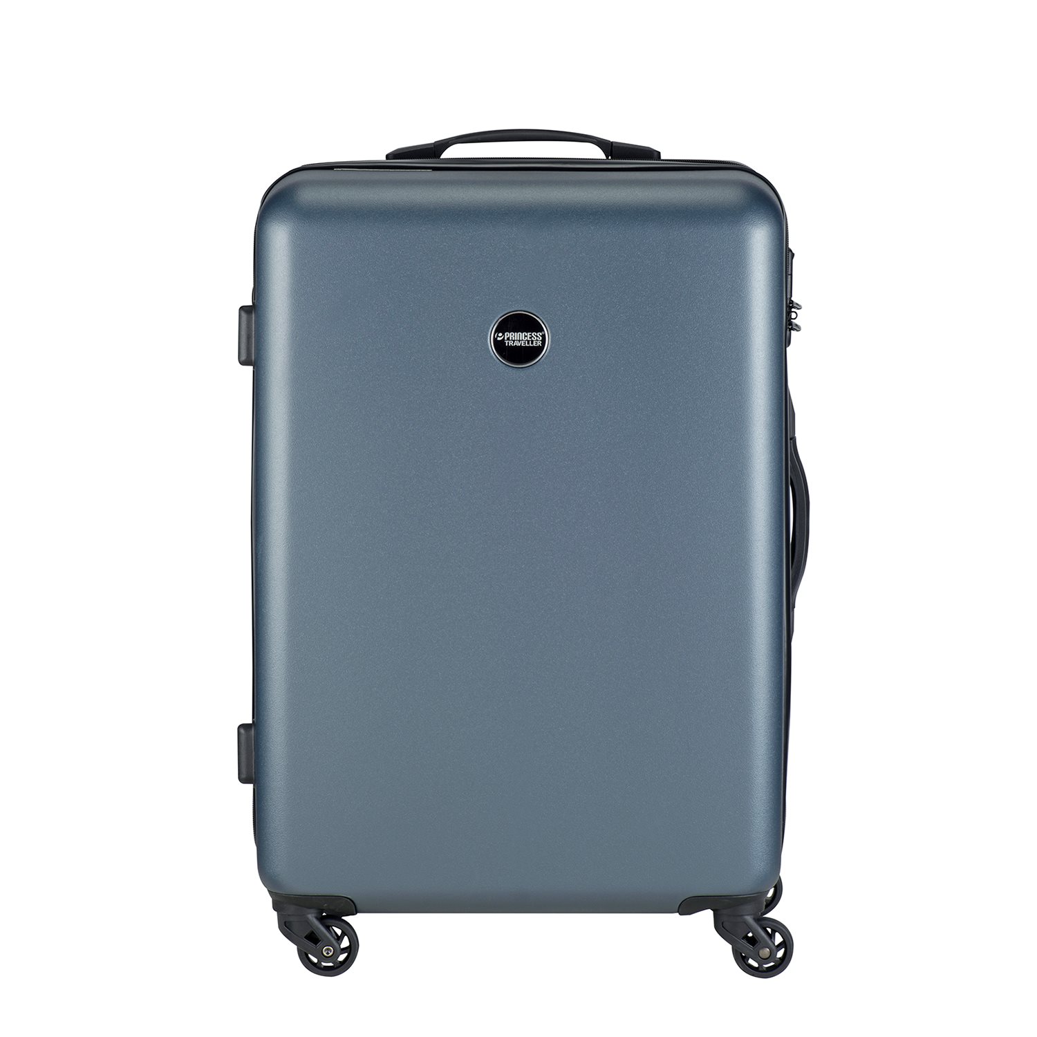 Princess Traveller PT-01 with Scale Medium Trolley platinum navy