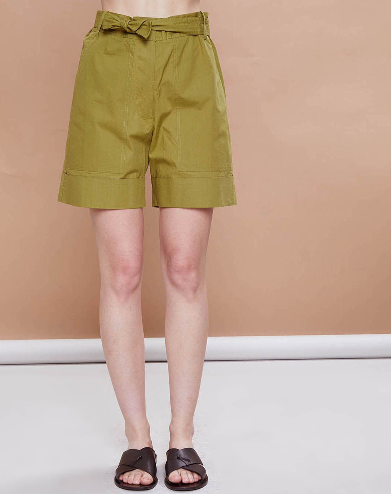 Mare di Latte Short en Popeline Mano avocas