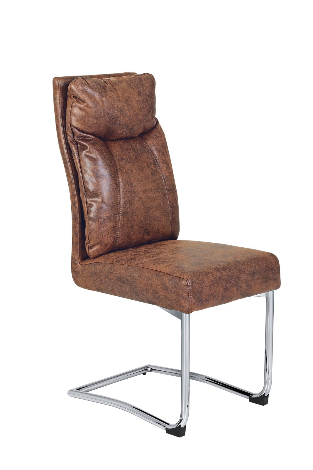 Stuhl Brenda S Textilbezug Grau 46x103x66 cm